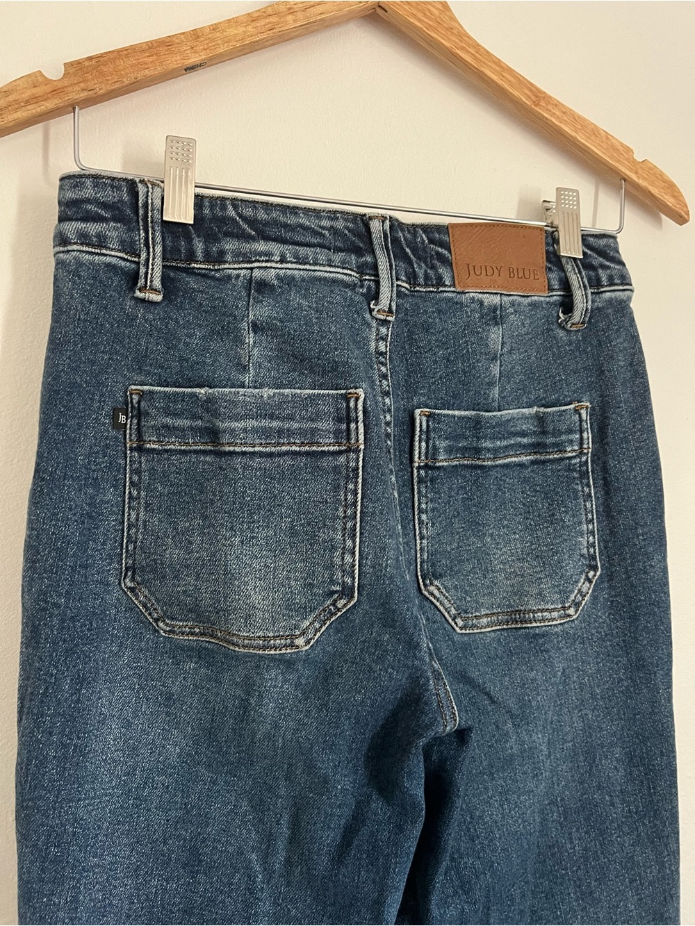 Judy Blue Denim Joggers Size 3/26 Drawstring Relaxed Jeans - Picture 4 of 6